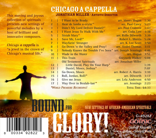 Bound For Glory! - New Settings Of African-American Spiritua Chicago A Cappella, Miller