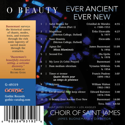 O Beauty Ever Ancient Ever New