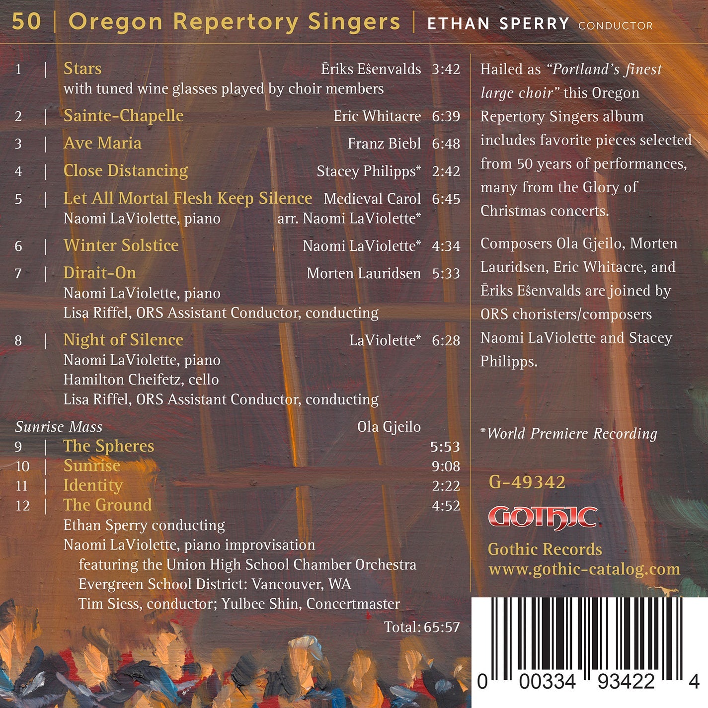 50 Oregon Repertory Singers