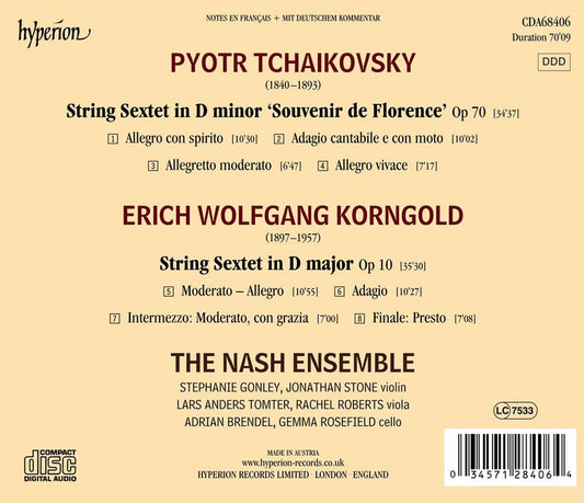 TCHAIKOVSKY & KORNGOLD: STRING SEXTETS