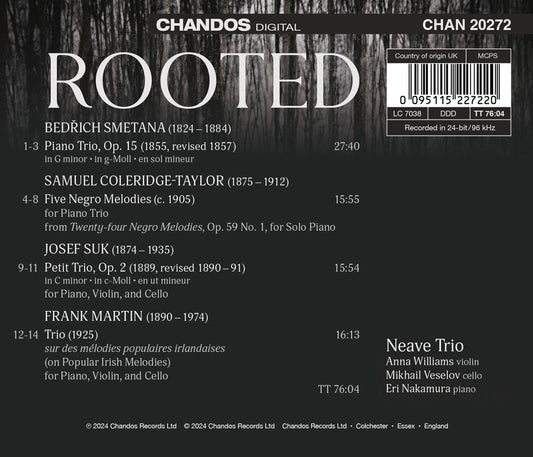 Coleridge-Taylor, Martin, Smetana & Suk: Rooted