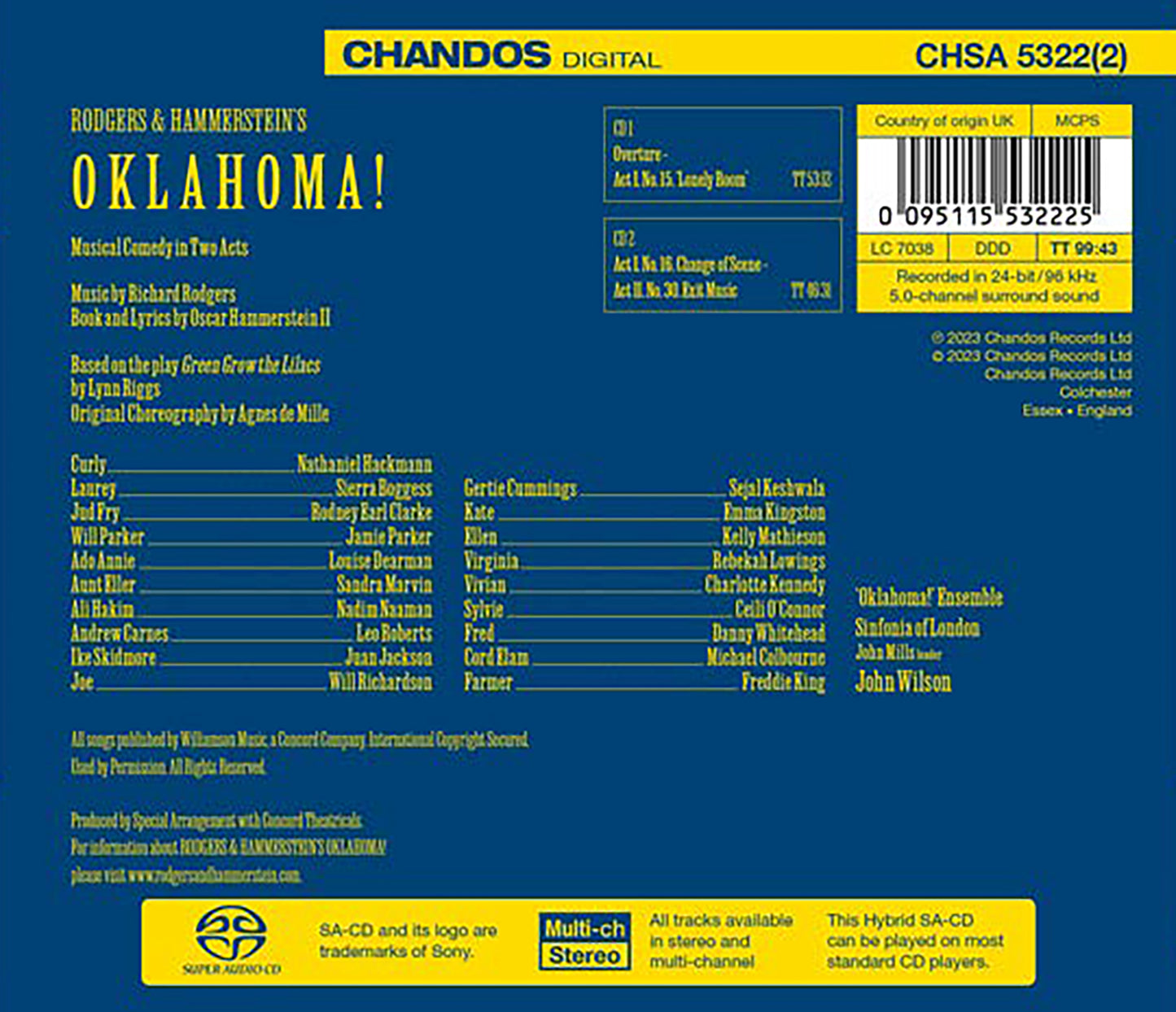 Rodgers & Hammerstein: Oklahoma! (Complete Original Score)