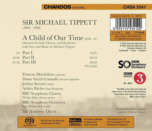 Tippett: A Child of Our Time