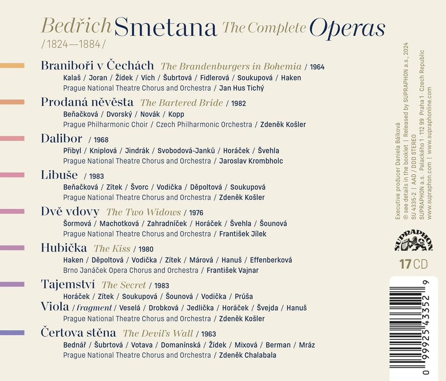 Smetana: The Complete Operas