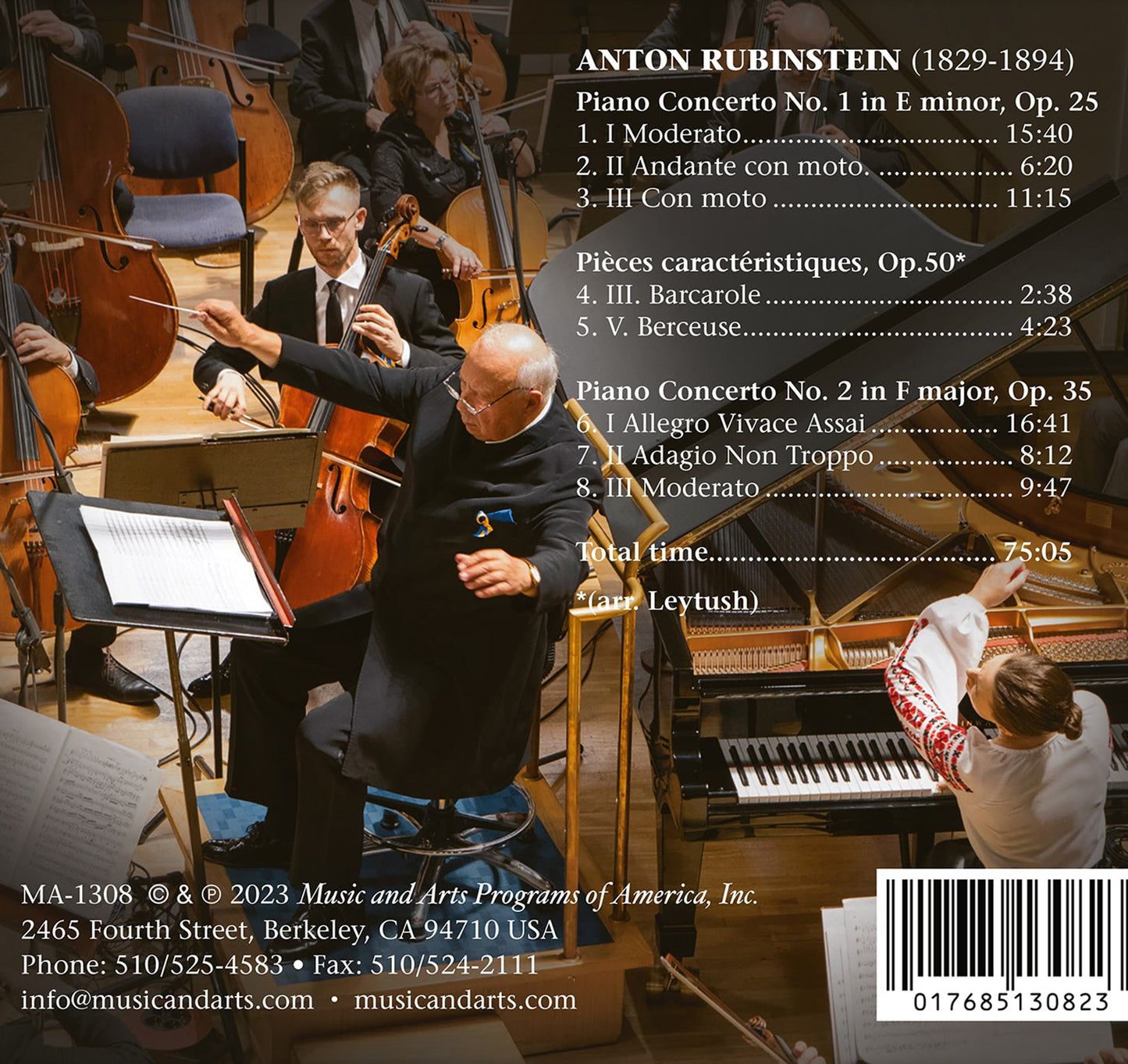 Rubinstein: Piano Concertos Nos. 1 & 2; Pieces caracteristiq
