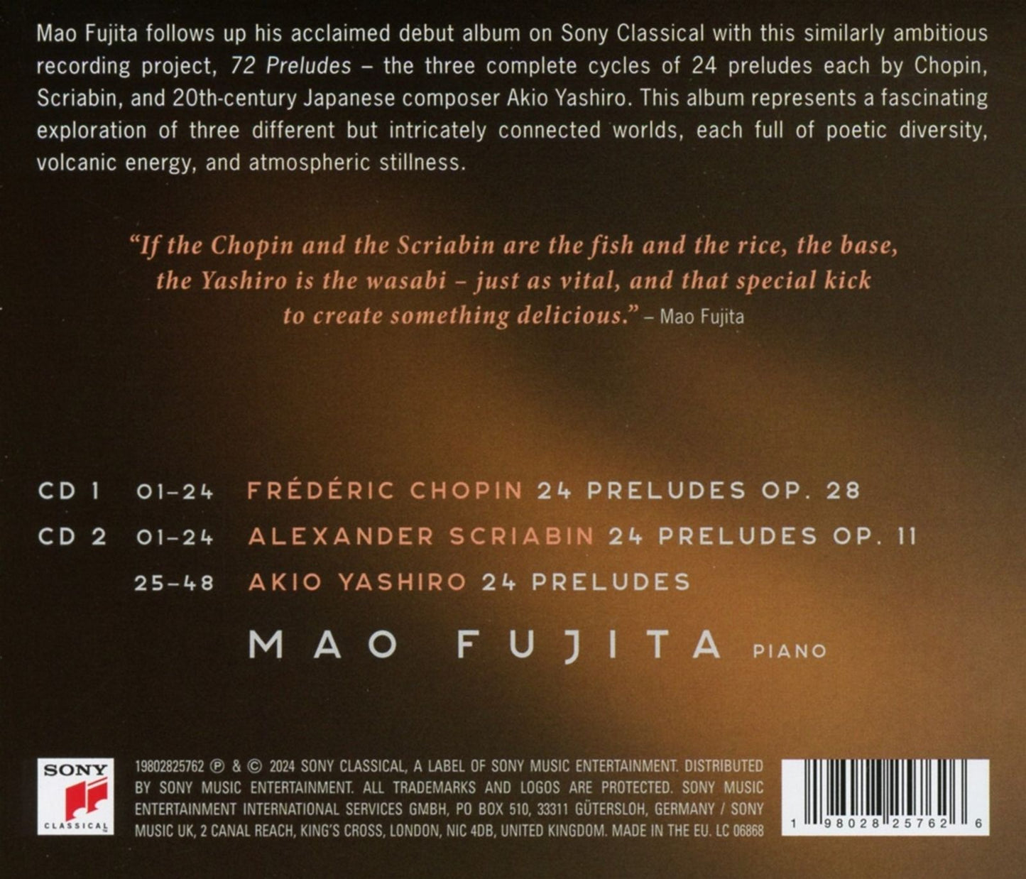 Chopin, Scriabin & Yashiro: 72 Preludes