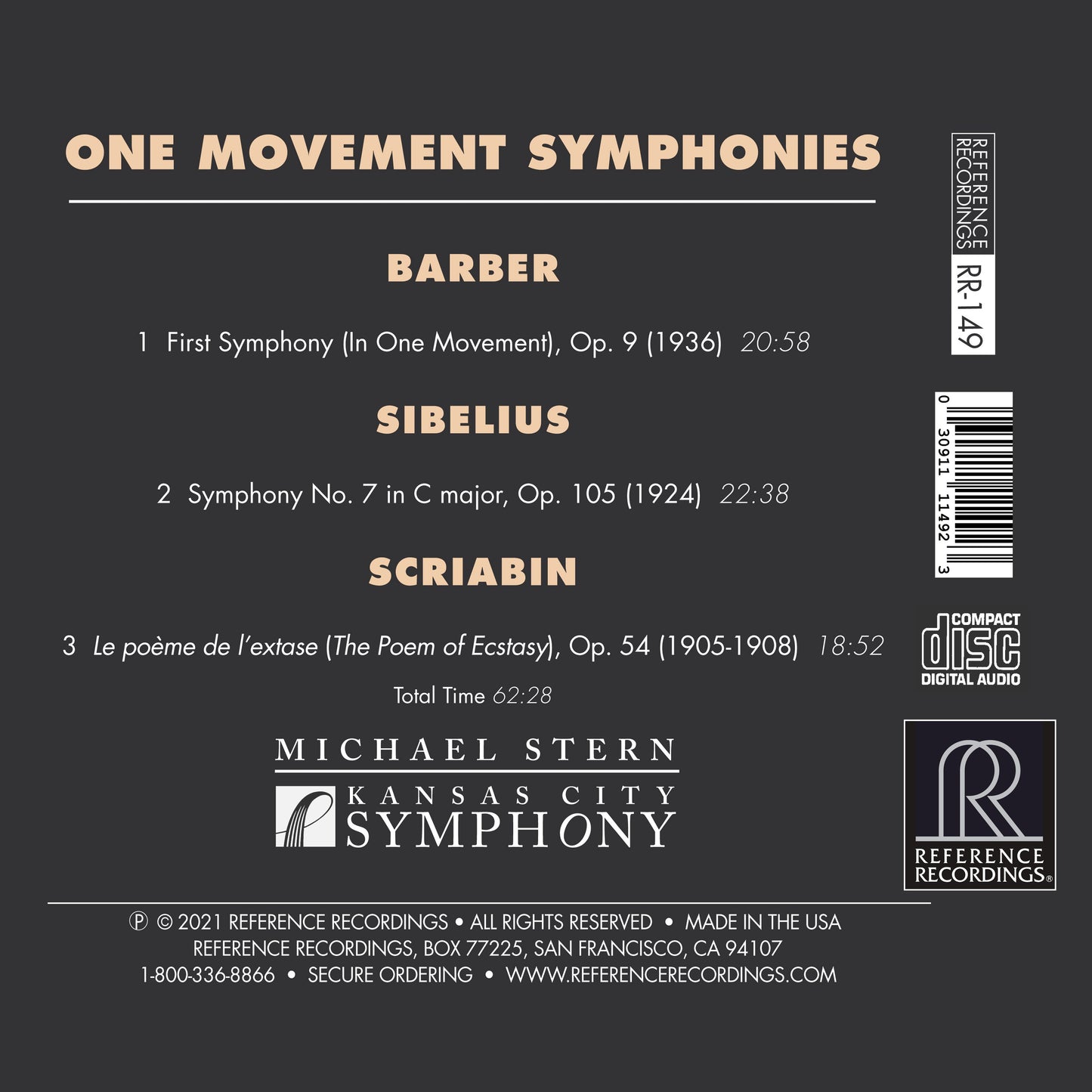 One Movement Symphonies
