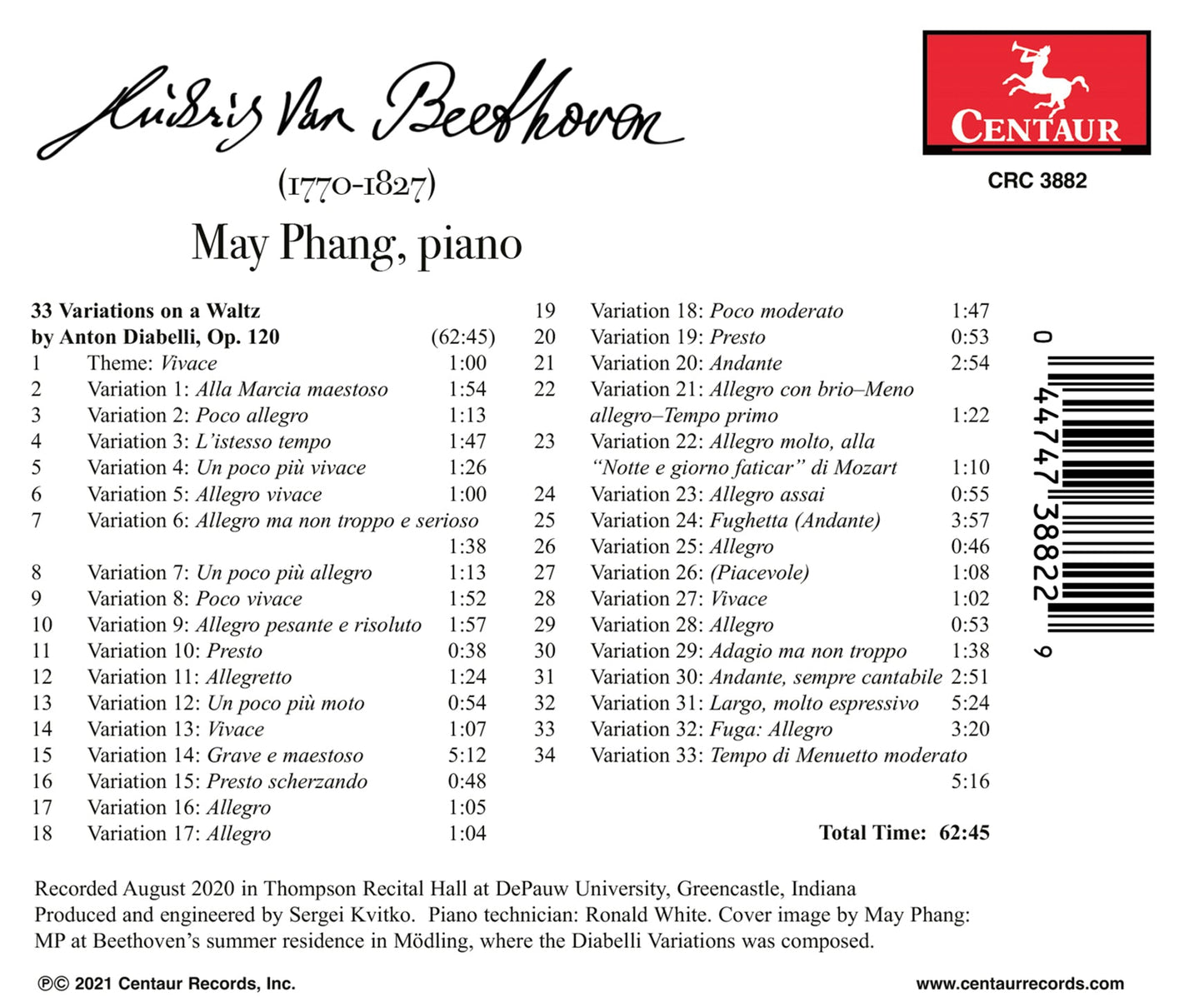 Beethoven: Diabelli Variations