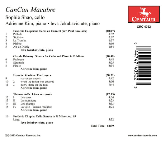 Ades, Chopin, Couperin, Debussy & Garfein: Cancan Macabre