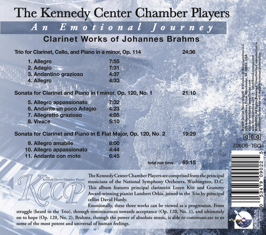 BRAHMS, J.: Trio for Clarinet, Cello and Piano, Op. 114 / Cl