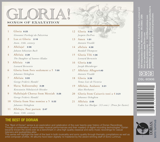 Gloria! (Songs of Exaltation)