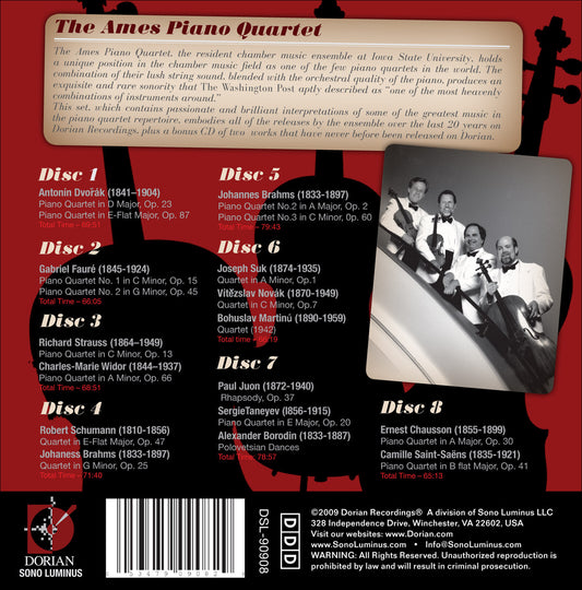 DORIAN RECORDINGS, 1989-2000 (COMPLETE) (The Ames Piano Quar