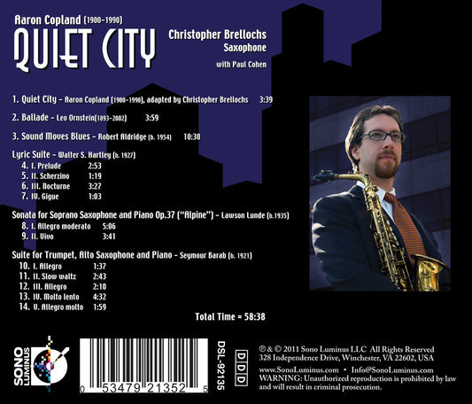 Copland: Quiet City