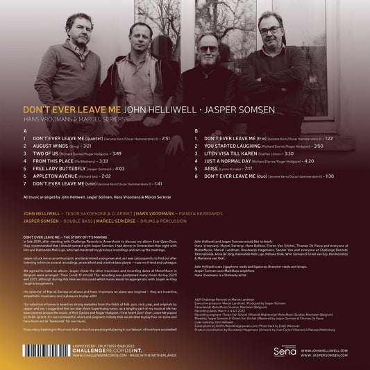 Don'T Ever Leave Me  John Helliwell