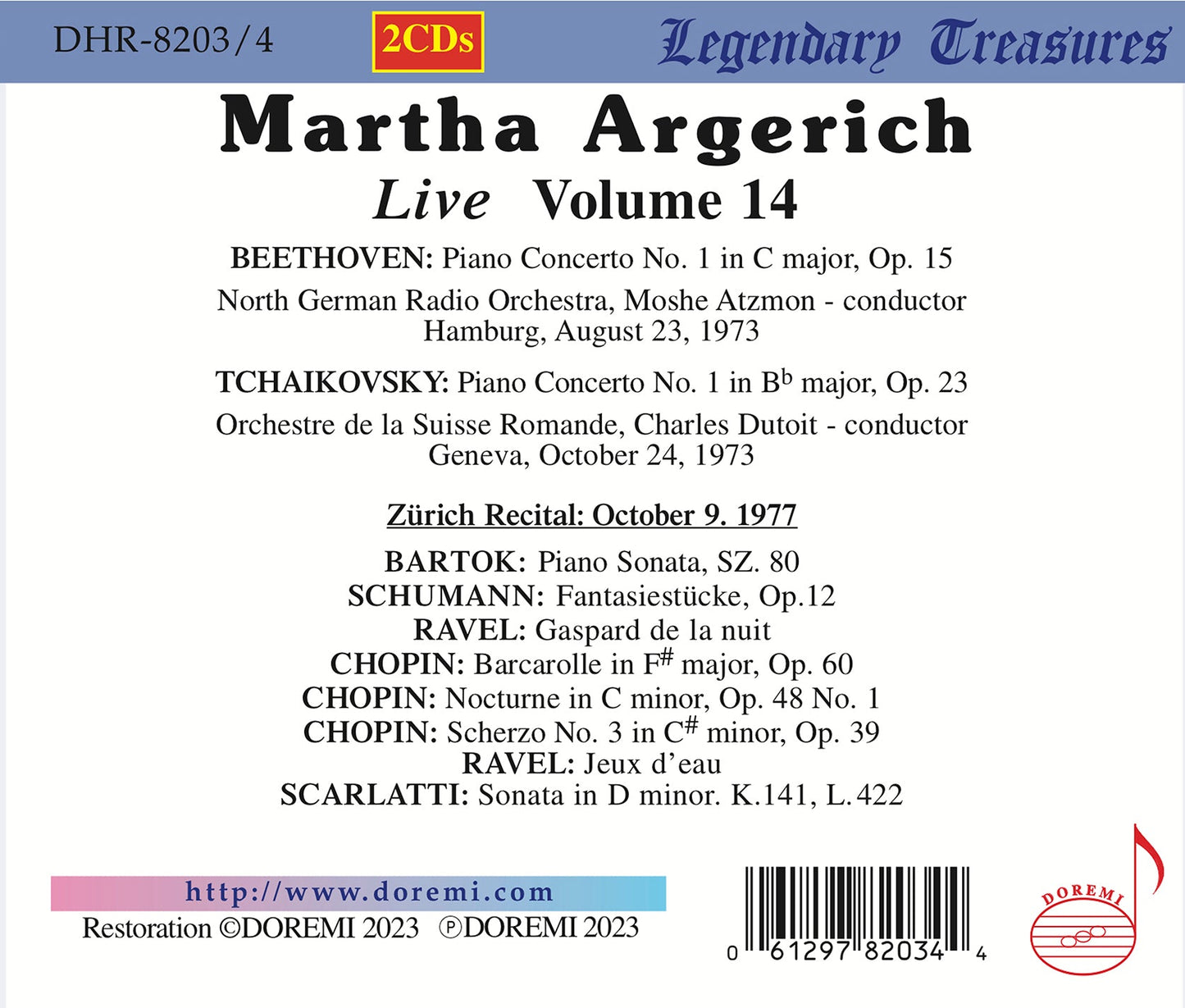 Martha Argerich Live, Vol. 14