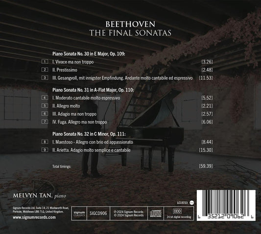 Beethoven: The Final Sonatas