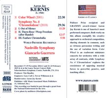 Kernis: Color Wheel - Symphony No. 4, 'Chromelodeon'