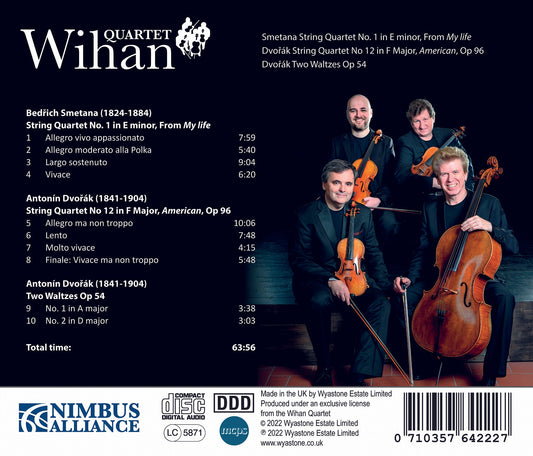 Smetana & Dvořak: Works for String Quartet