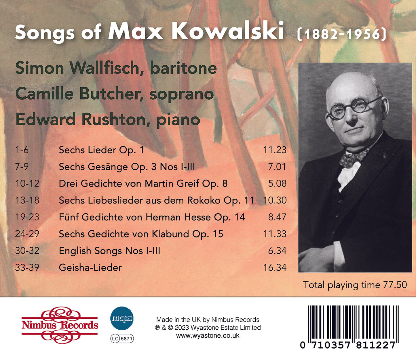 Songs Of Max Kowalski