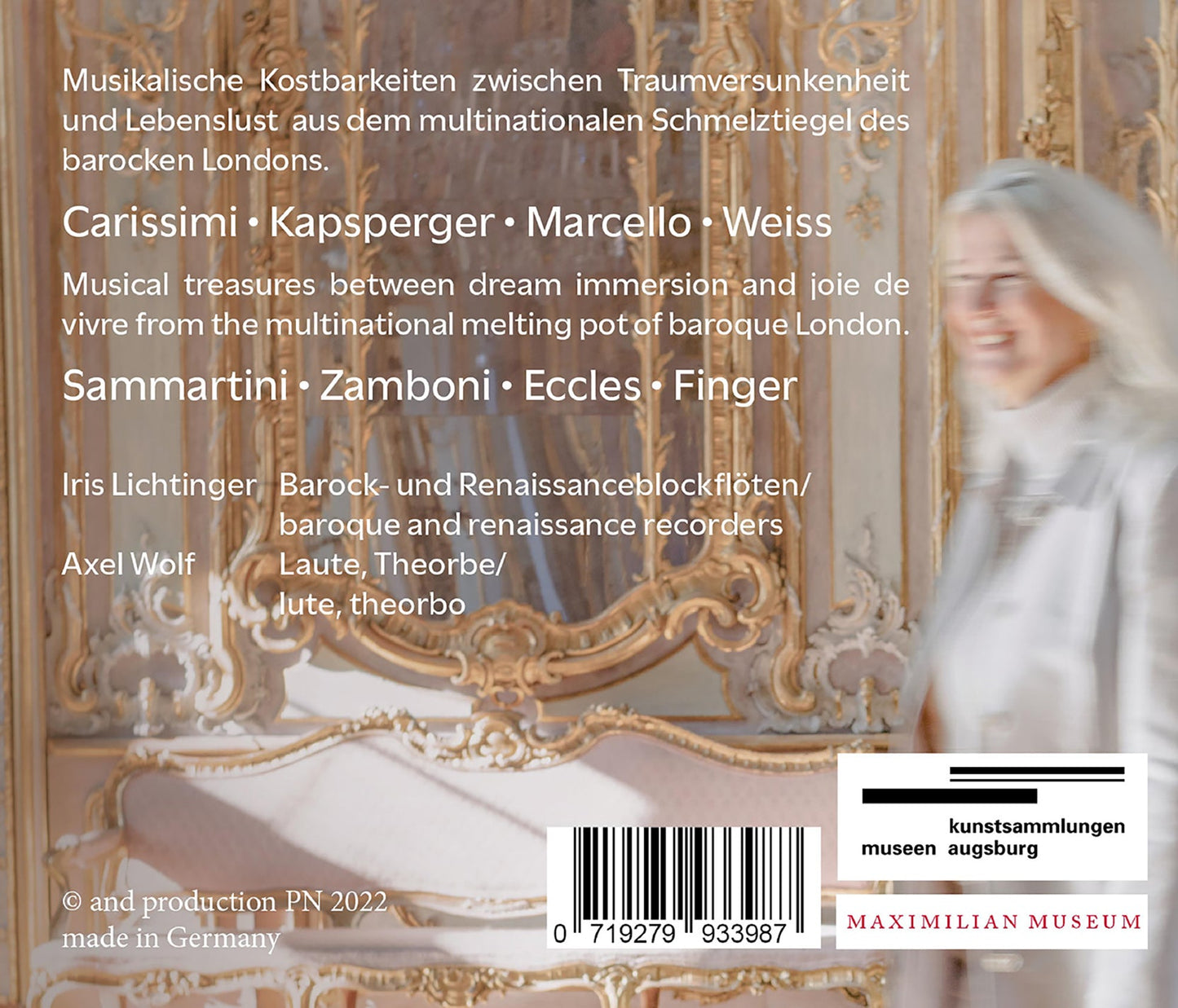 Carissimi, Finger, Kapsberger, Marcello, Sammartini & Weiss:
