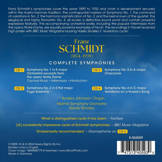 Schmidt: Complete Symphonies