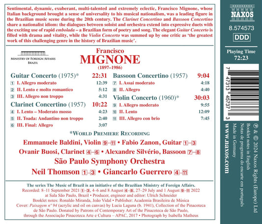 Mignone: Concertos & Concertinos
