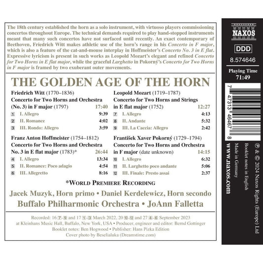 The Golden Age of the Horn - Concertos for Two Horns