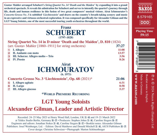 Schubert & Ichmouratov: Works for Strings