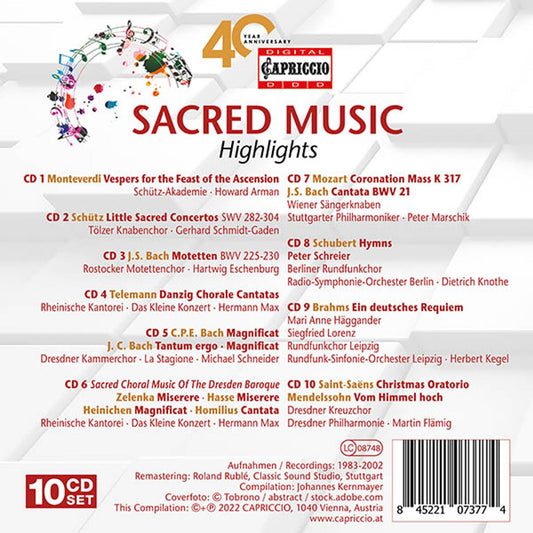 40Th Anniversary: Sacred Music