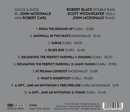 Carl & Mcdonald: States Of Play - Solos & Duos Robert Black, Scott Woolweaver, John Mcdonald