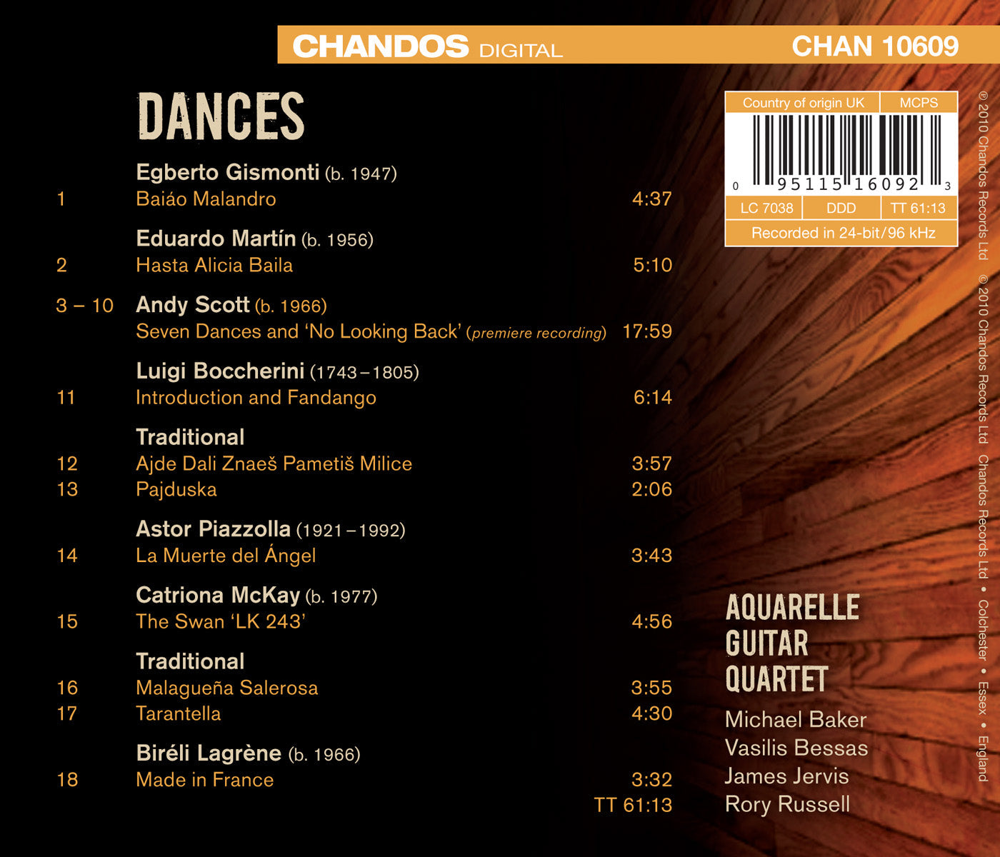 Aquarelle Guitar Quartet: Dances