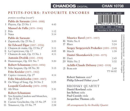 Petits-fours: Favourite Encores