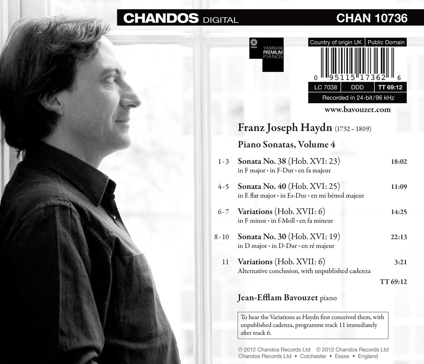 Haydn: Piano Sonatas, Vol. 4
