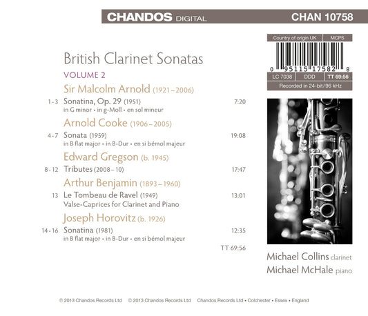 British Clarinet Sonatas, Vol. 2