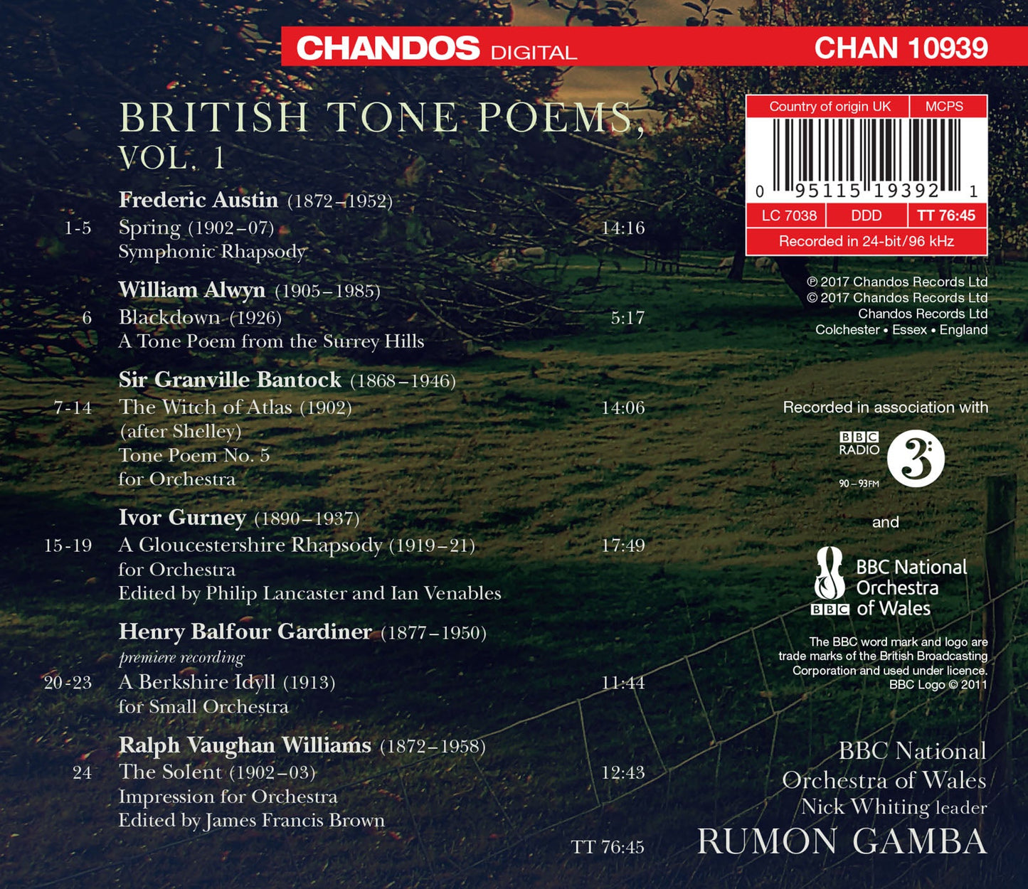 British Tone Poems, Vol. 1
