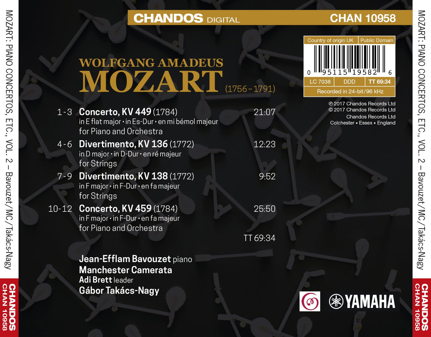 Mozart: Piano Concertos, Vol. 2