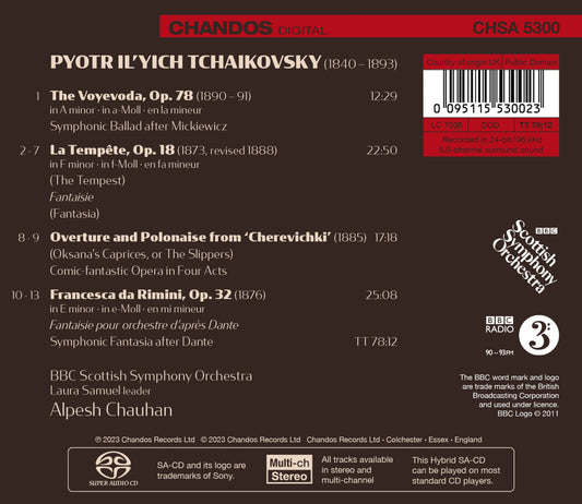 Tchaikovsky: The Tempest / BBC Scottish SO