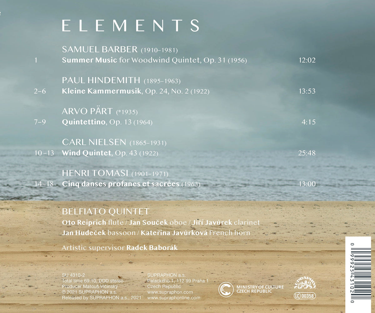 Hindemith, Nielsen, Part & Tomasi: Elements