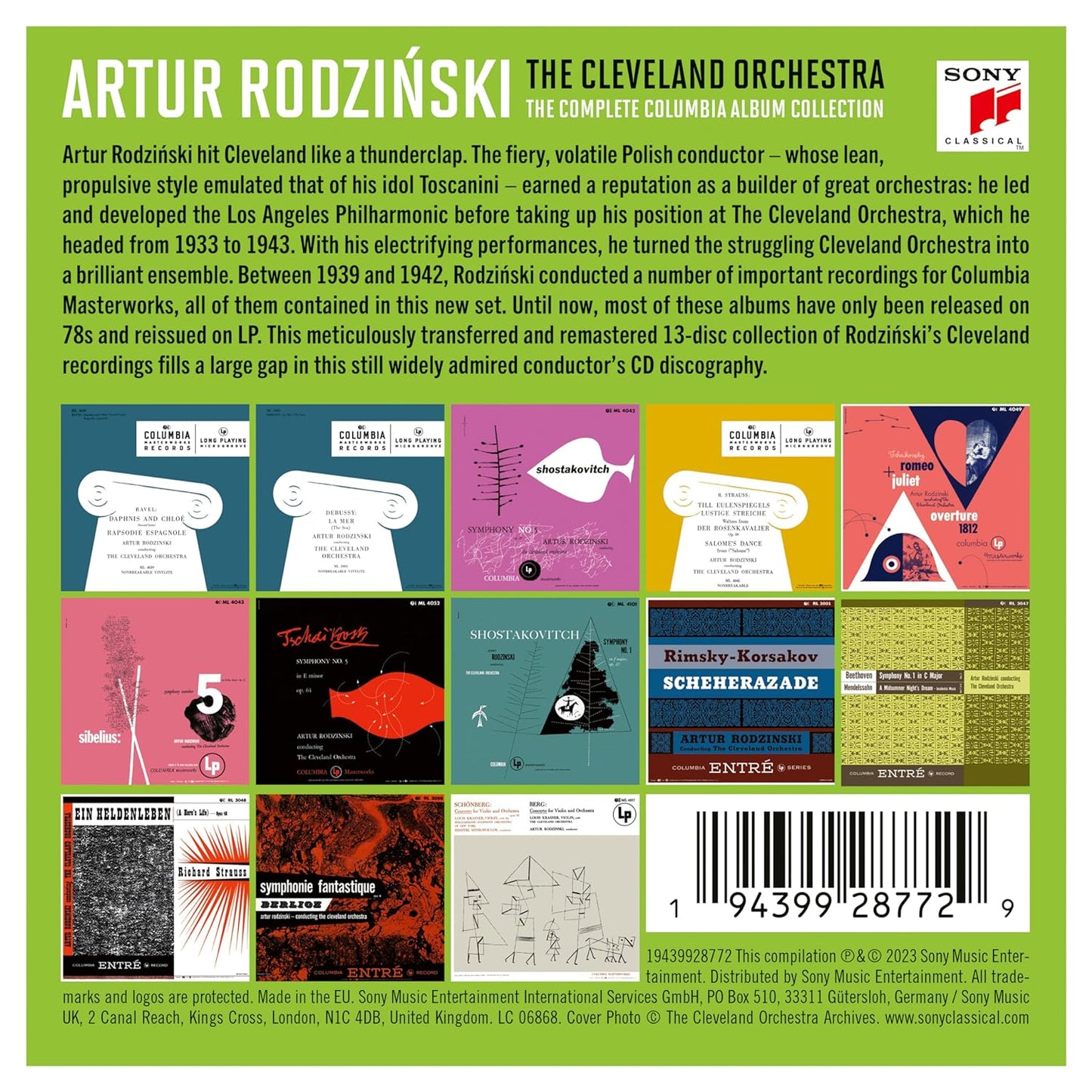 Artur Rodzinski – The Cleveland Orchestra – The Complete Col The Cleveland Orchestra