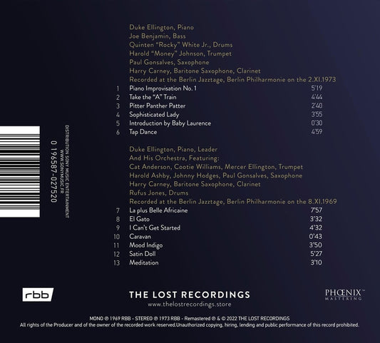 Live at the Berlin Jazz Festival / Duke Ellington