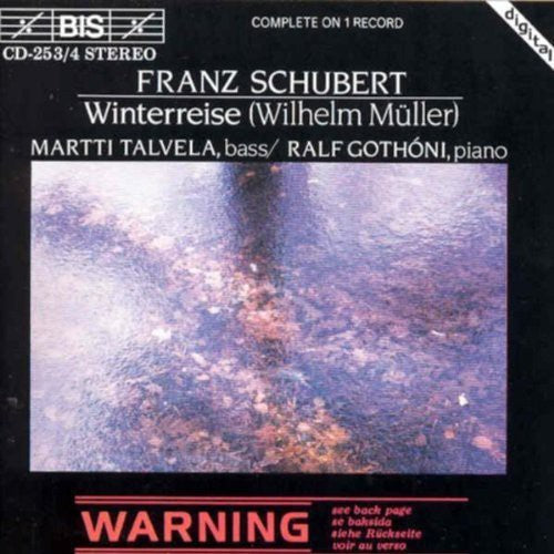 SCHUBERT: Winterreise, Op. 89, D. 911
