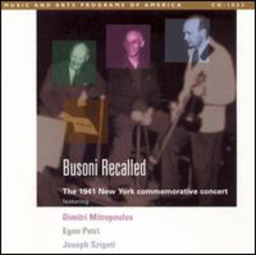 BUSONI RECALLED - THE 1941 NEW