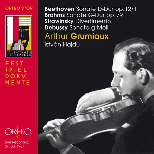 Beethoven, Brahms, Stravinsky & Debussy: Works for Violin &