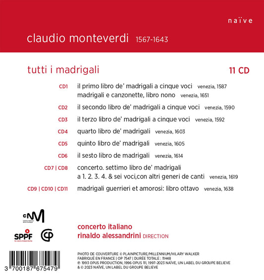 Monteverdi: Tutti I Madrigali