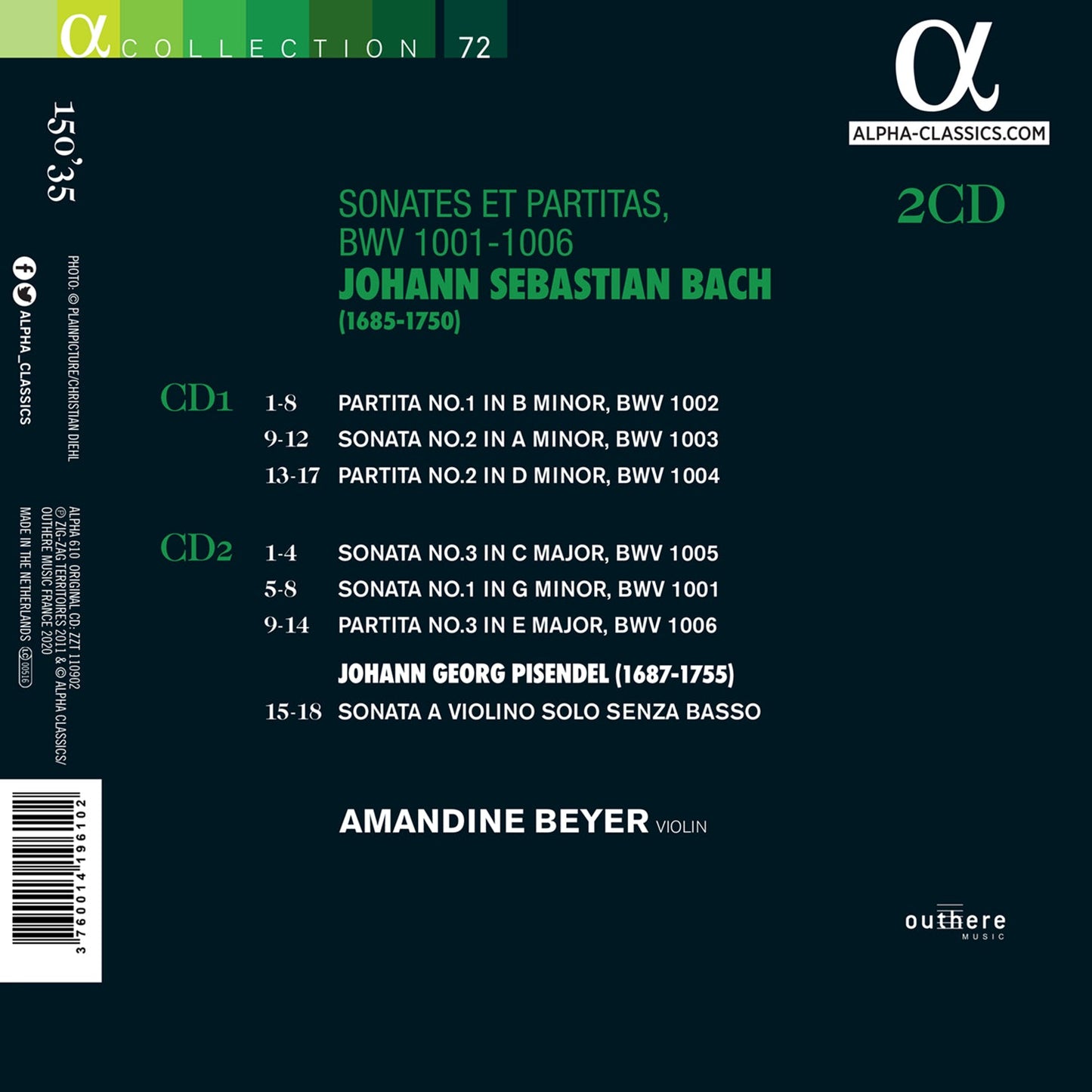 6 Violin Sonatas And Partitas