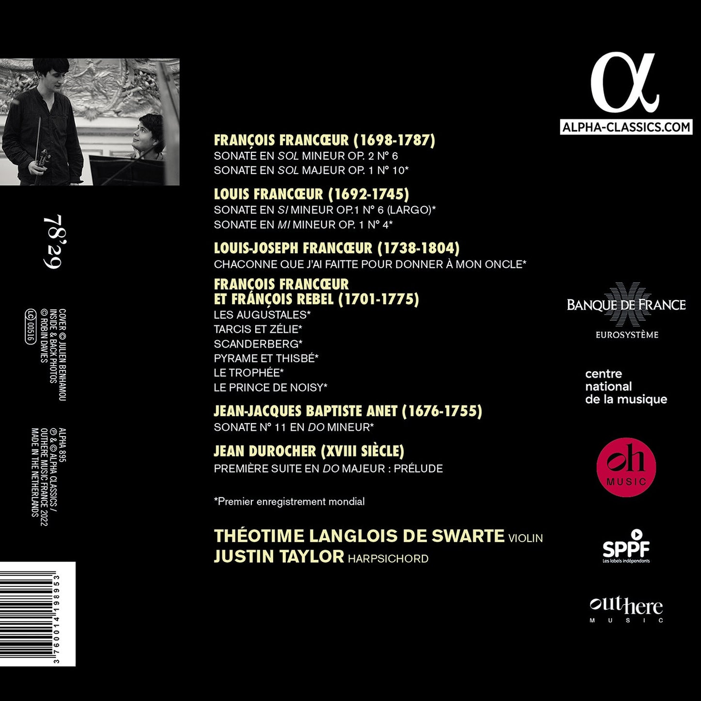 F. Francoeur; L.J. Francoeur & L. Francoeur: Les Freres Fran