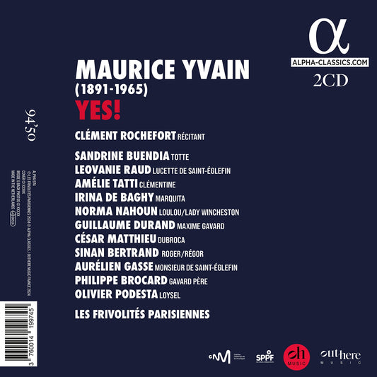 Yvain: Yes! Les Frivolites Parisiennes