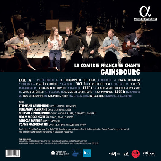 Gainsbourg, Goraguer & Monnot: La Comedie-Francaise Chante G  Stephane Varupenne, Benjamin Lavernhe, Sebastien Pouderoux, Noam Morgensztern, Rebecca Marder, Yoann