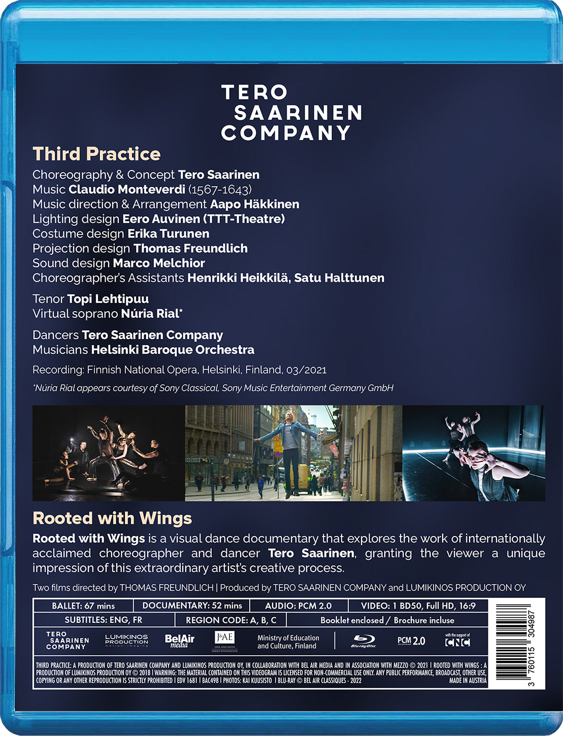 Monteverdi: Third Practice; Rooted With Wings (Blu-Ray)