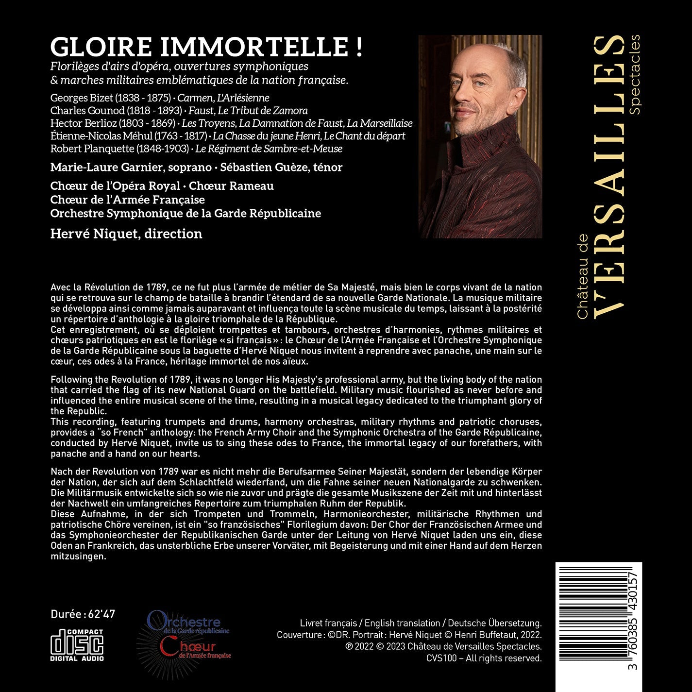 Berlioz, Bizet, Gounod, Mehul & Planquette: Gloire immortell
